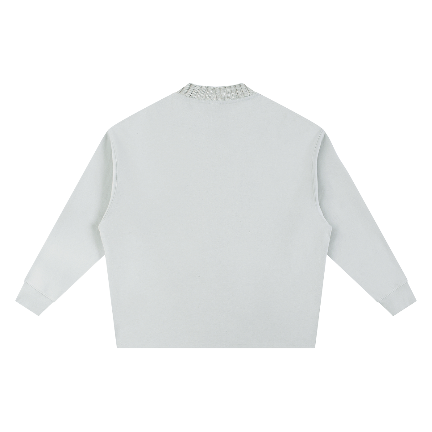 SUPERCOZY Knitted Round Neck Oversize Sweatshirt