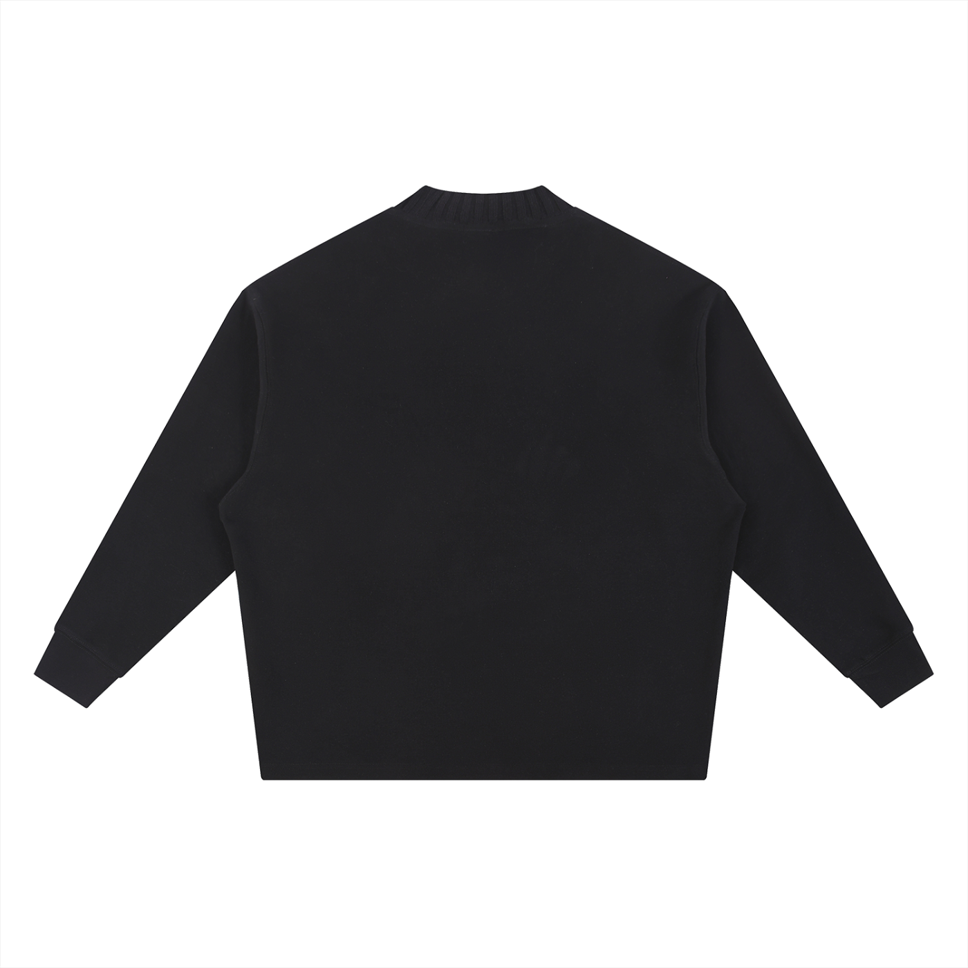 SUPERCOZY Knitted Round Neck Oversize Sweatshirt