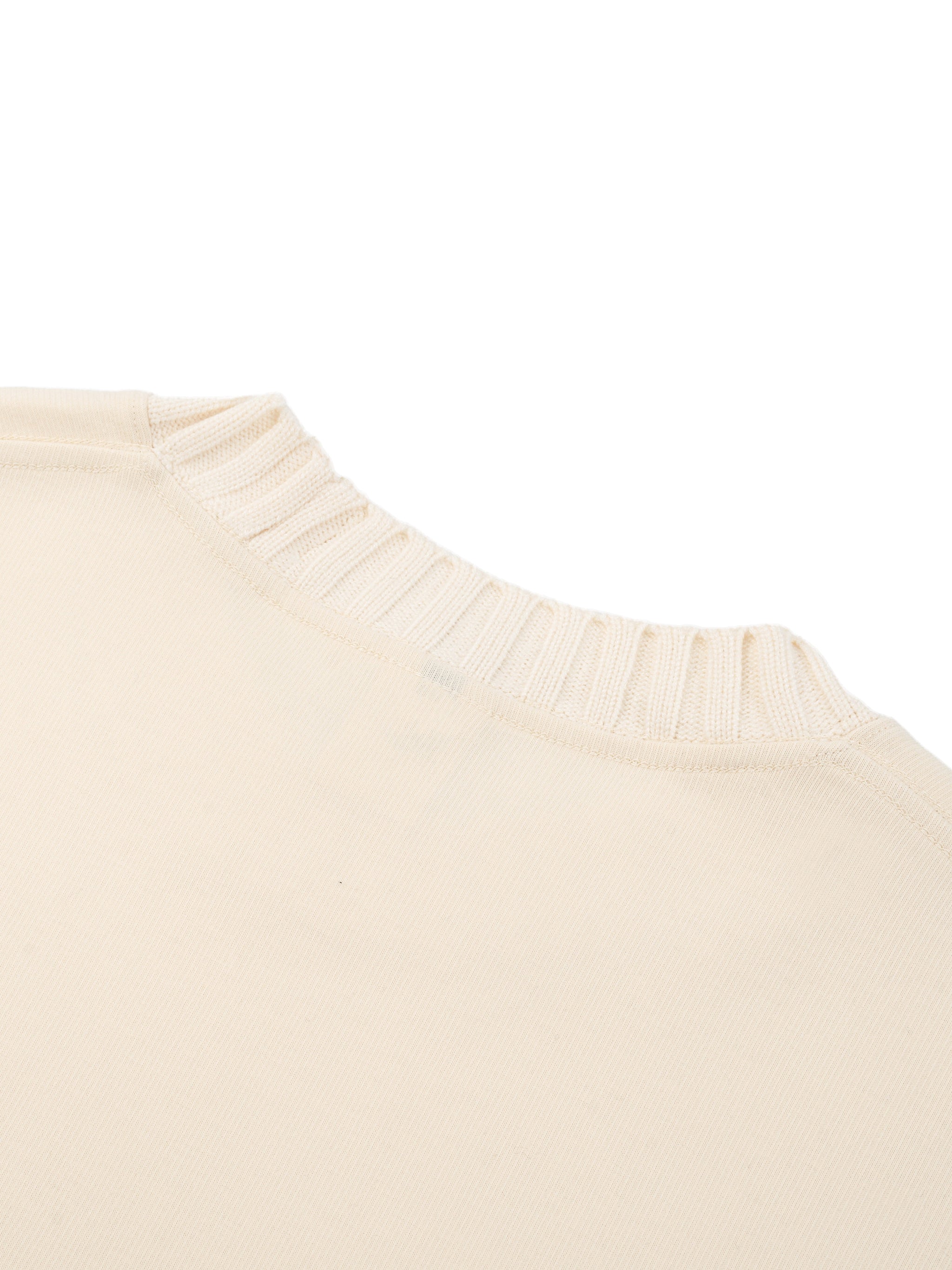 SUPERCOZY Knitted Round Neck Oversize Sweatshirt